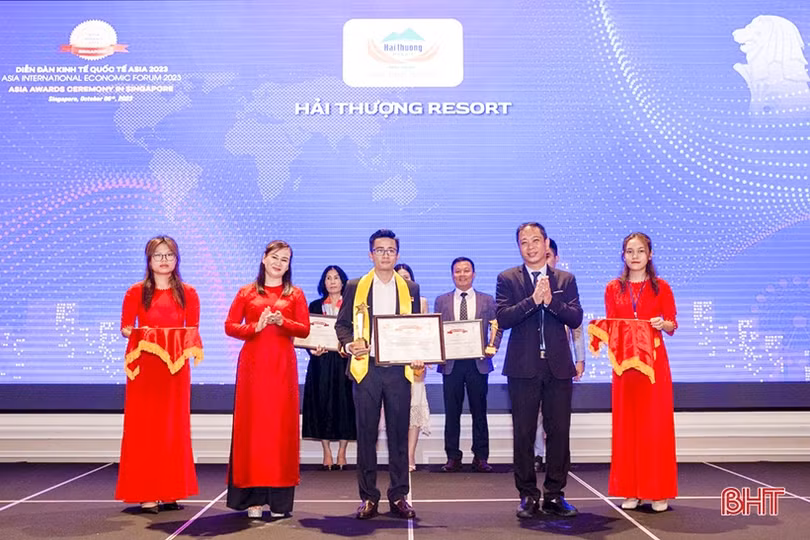 Khu du lịch Hải Thượng được vinh danh điểm đến du lịch văn hoá sinh thái hàng đầu châu Á