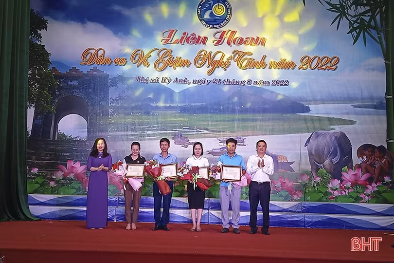 Phường Kỳ Trinh giành giải nhất Liên hoan Dân ca ví, giặm Nghệ Tĩnh thị xã Kỳ Anh