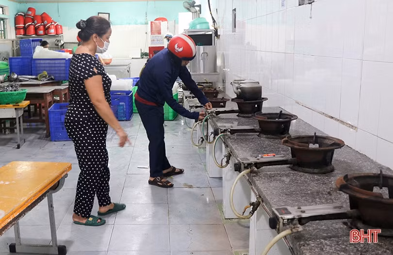 Các trường tiểu học, mầm non ở Hà Tĩnh tích cực chuẩn bị tổ chức bán trú