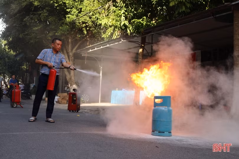TP Hà Tĩnh nhân rộng các mô hình phòng cháy chữa cháy tại chỗ