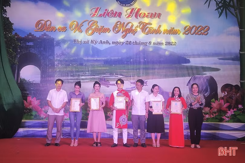 Phường Kỳ Trinh giành giải nhất Liên hoan Dân ca ví, giặm Nghệ Tĩnh thị xã Kỳ Anh