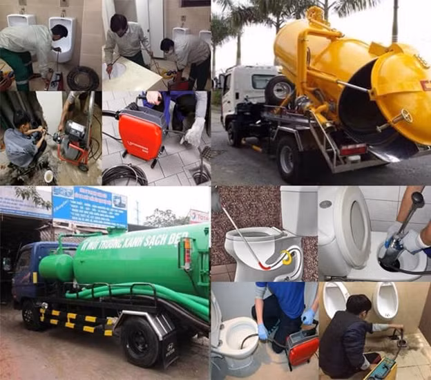 Phương pháp hút bể phốt không đục phá cực kỳ tiện lợi