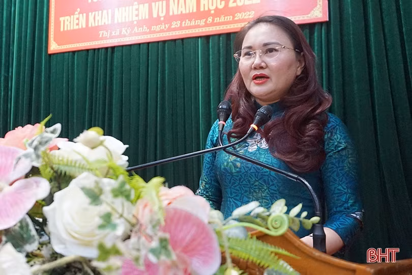 TX Kỳ Anh tập trung xây dựng môi trường giáo dục lành mạnh, thân thiện