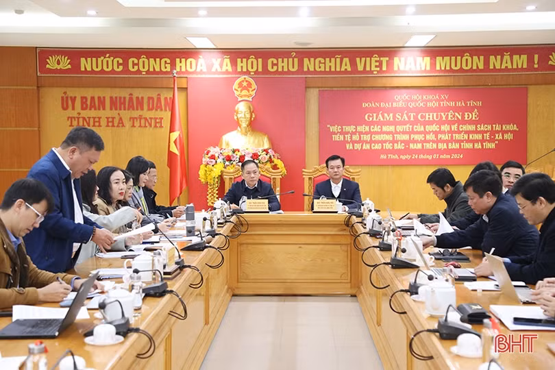 Hà Tĩnh thực hiện hiệu quả các nghị quyết của Quốc hội về hỗ trợ phát triển