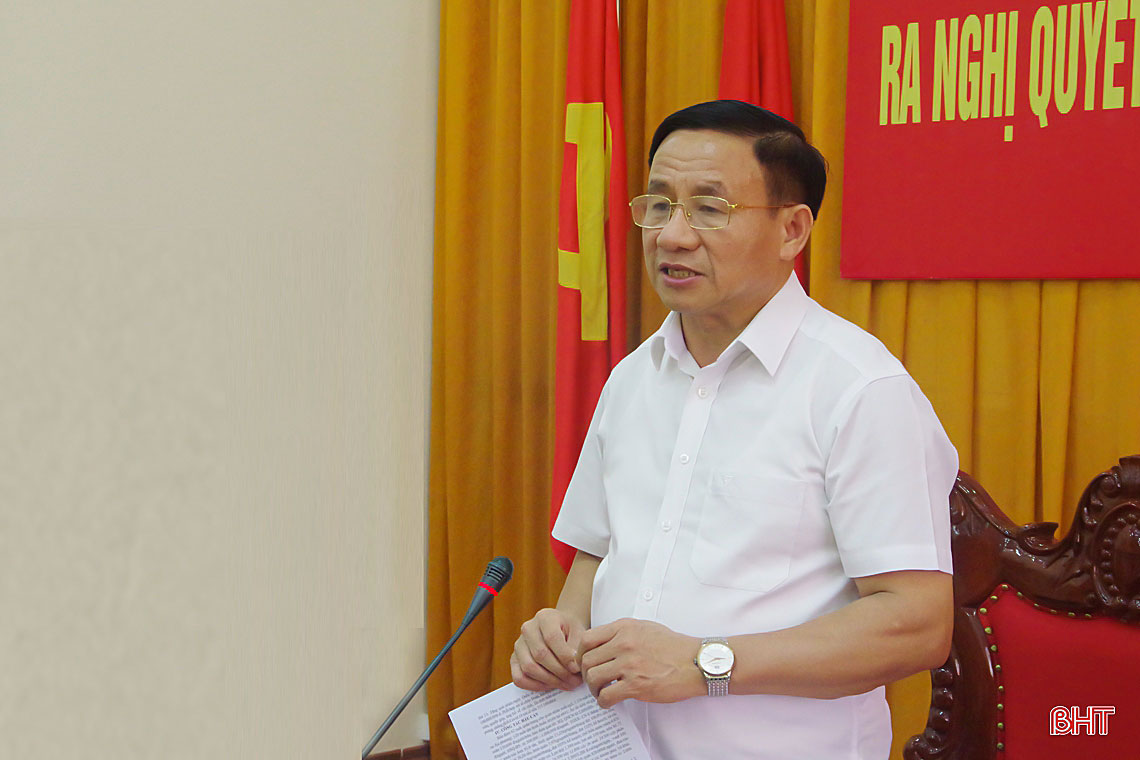 Đảng ủy Quân sự Hà Tĩnh triển khai Nghị quyết lãnh đạo thực hiện nhiệm vụ 6 tháng cuối năm