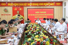 Đại hội Đảng bộ Công an Hà Tĩnh dự kiến tổ chức ngày 14 - 15/7 