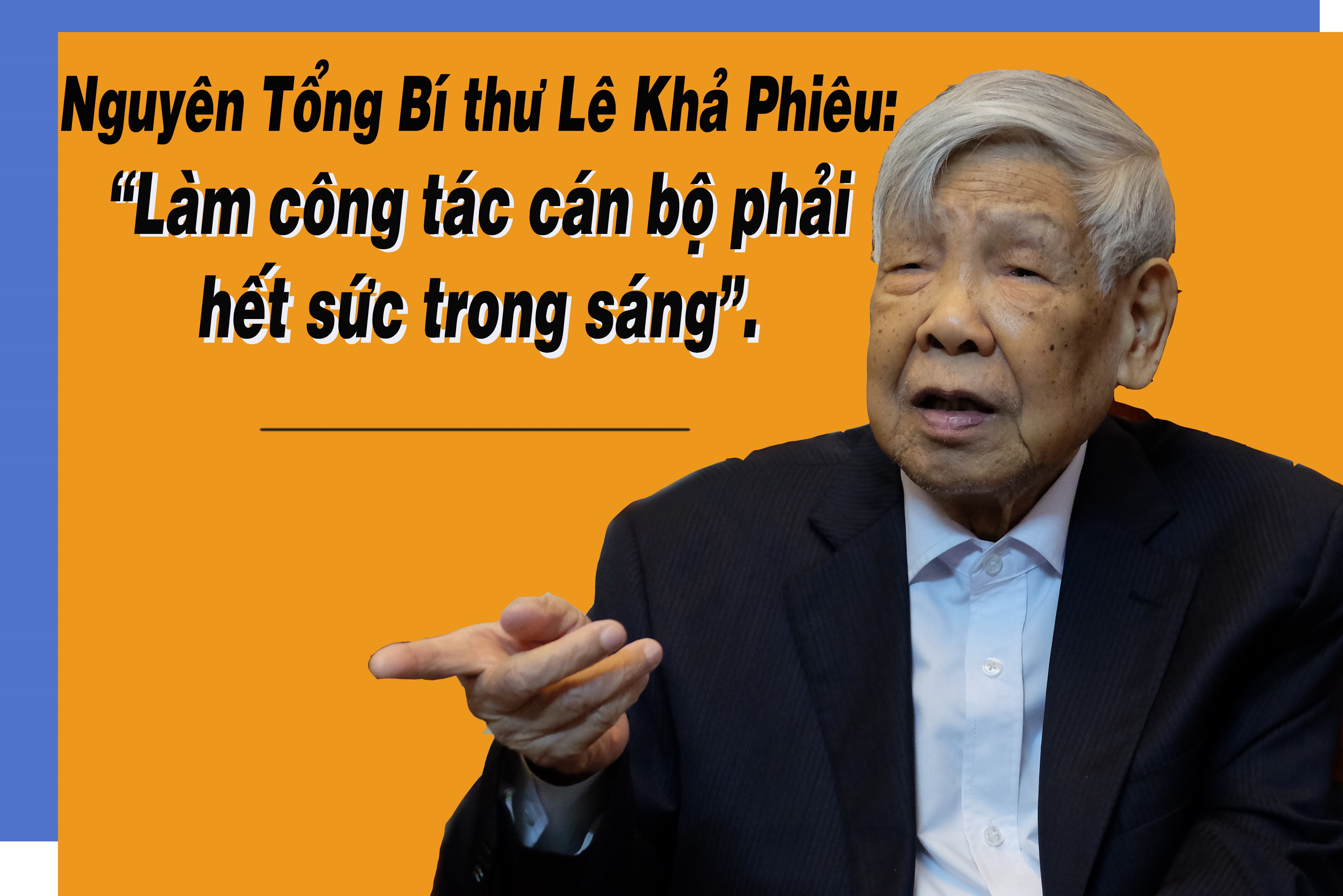 "Làm công tác cán bộ phải hết sức trong sáng" ảnh 1 “Làm công tác cán bộ phải hết sức trong sáng”