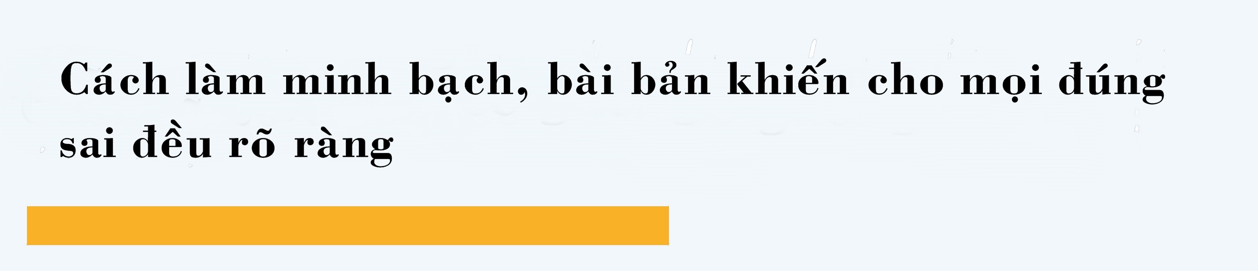 “Làm công tác cán bộ phải hết sức trong sáng”
