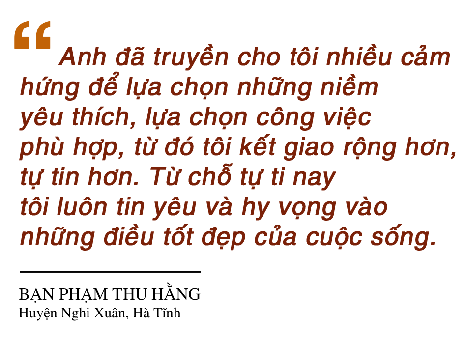 Chàng trai khuyết tật ở Hà Tĩnh lan tỏa lối sống tích cực trong cộng đồng