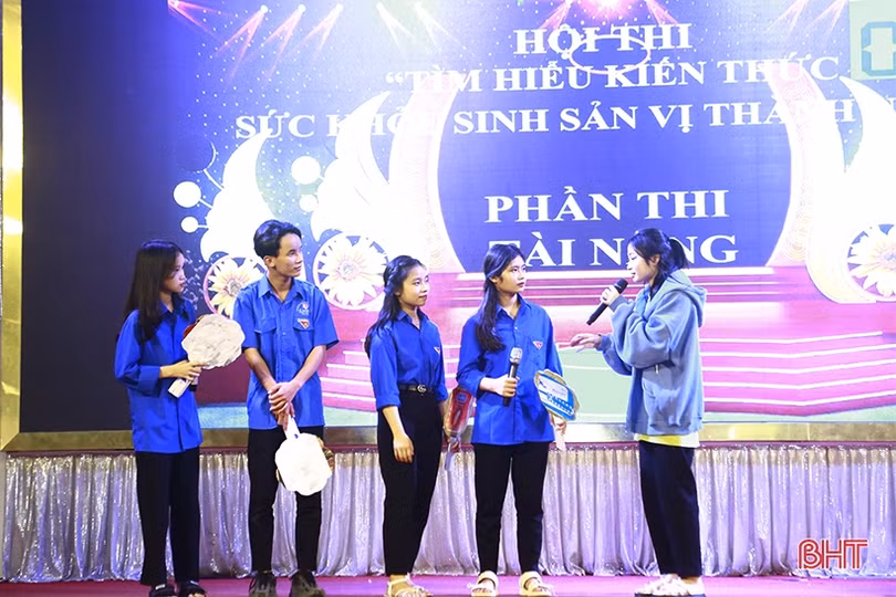 Học sinh Can Lộc thi tìm hiểu sức khỏe sinh sản vị thành niên, thanh niên