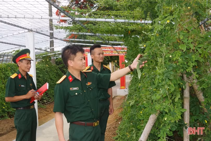 Chăm tăng gia sản xuất, đảm bảo sức khỏe cho bộ đội