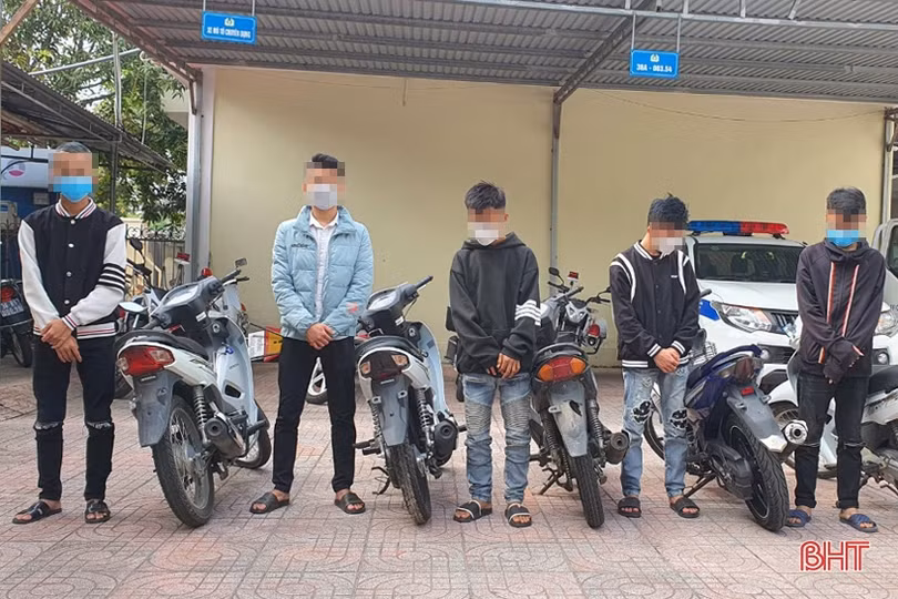 Tái diễn tình trạng học sinh vi phạm Luật Giao thông ở Hương Khê