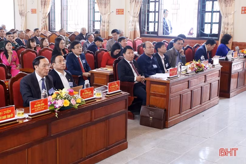 Đảng bộ xã Thượng Lộc tổ chức thành công đại hội điểm đầu tiên của Hà Tĩnh