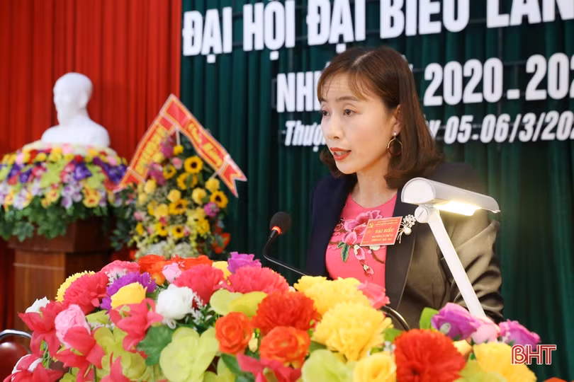 Đảng bộ xã Thượng Lộc tổ chức thành công đại hội điểm đầu tiên của Hà Tĩnh