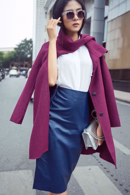 hoa hau ngoc han goi y mix layer thoi thuong dau dong