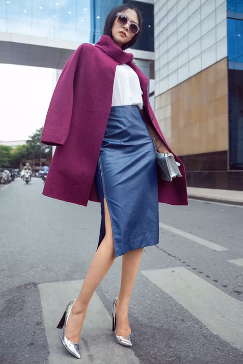 hoa hau ngoc han goi y mix layer thoi thuong dau dong