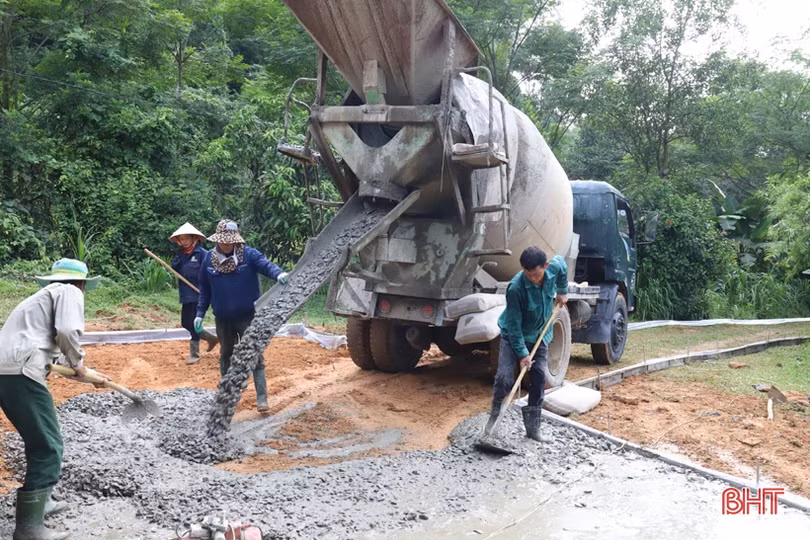 Sơn Lễ tăng tốc xây dựng nông thôn mới nâng cao