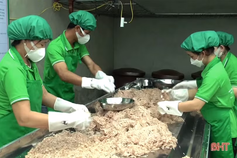 Mắm tôm Làng xưa - sản phẩm OCOP mang đậm vị biển Lộc Hà