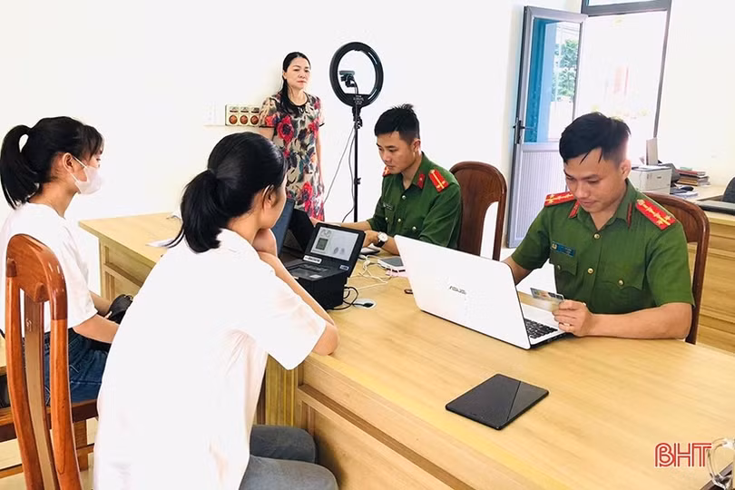 Công an Hà Tĩnh kích hoạt gần 700.000 tài khoản định danh điện tử