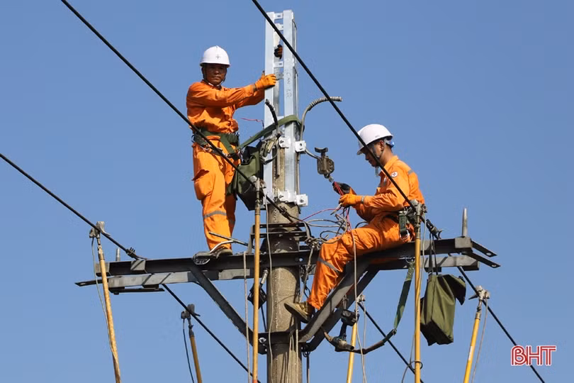 Nhiều xã ở Hương Sơn, Lộc Hà khả năng bị mất điện nhiều giờ