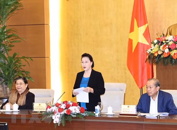 Chủ tịch Quốc hội chủ trì phiên họp Hội đồng Bầu cử Quốc gia