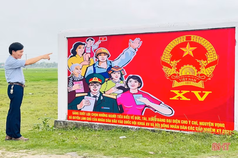 Thạch Hà đa dạng hóa hình thức tuyên truyền hướng về ngày hội bầu cử ĐBQH, HĐND