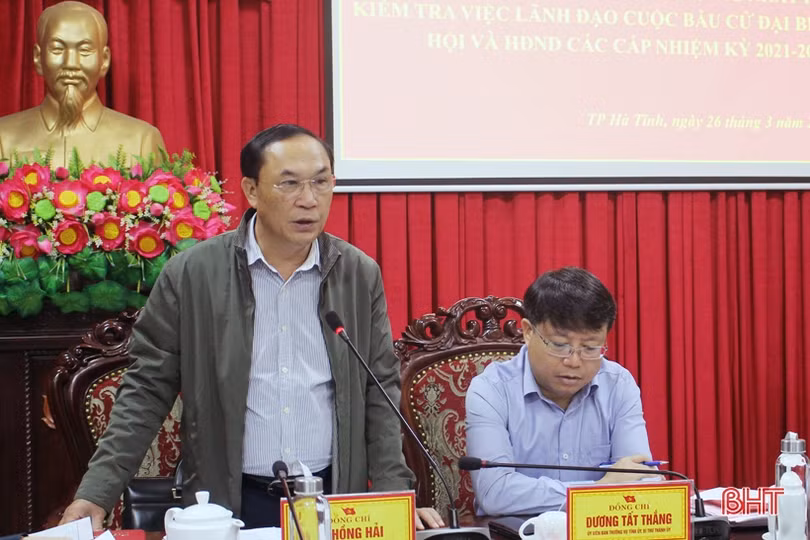 Chủ động nắm chắc cơ sở, đảm bảo an ninh phục vụ bầu cử ở TP Hà Tĩnh
