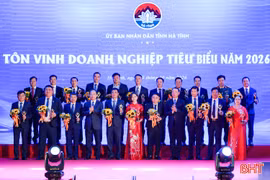Hà Tĩnh tôn vinh 31 doanh nghiệp, doanh nhân tiêu biểu năm 2026