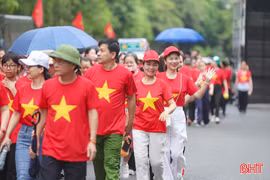 Người dân Hà Tĩnh sẽ hưởng ứng hoạt động đi bộ “Cùng Việt Nam tiến bước”