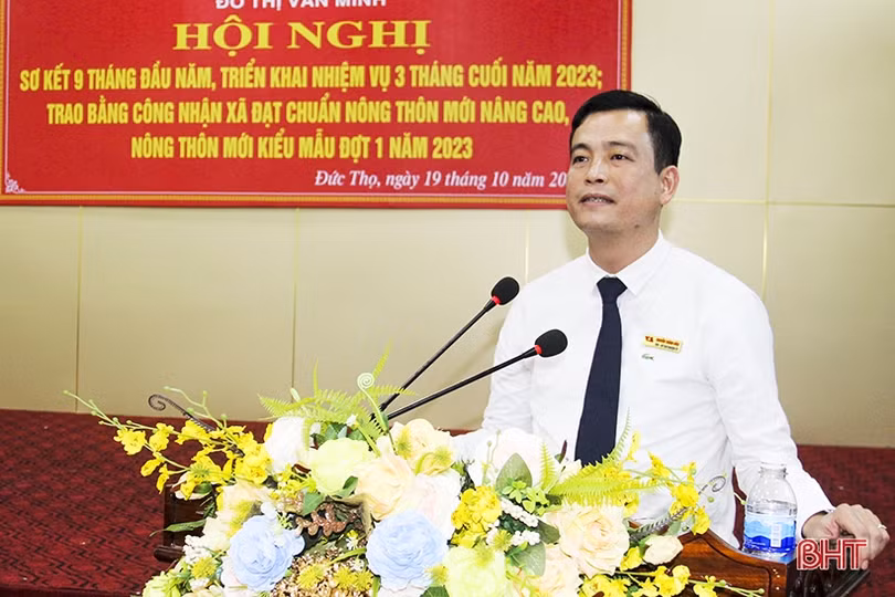 Đức Thọ có thêm 3 xã đạt NTM kiểu mẫu, 2 xã đạt NTM nâng cao