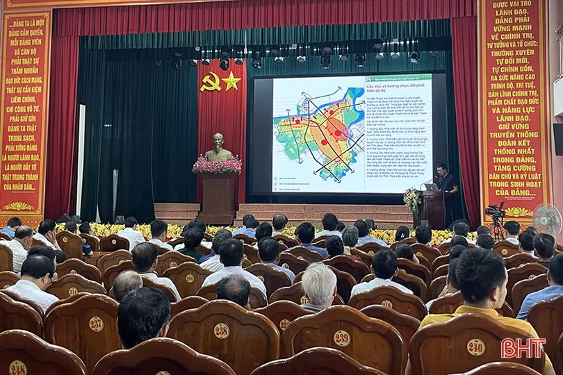 Thạch Hà công bố các quy hoạch trên địa bàn thị trấn