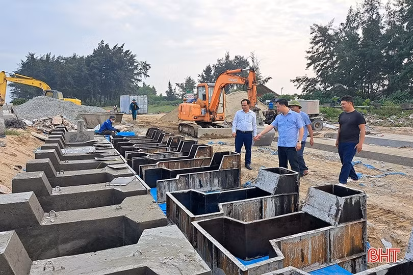 Công trình chống sạt lở bờ biển - niềm vui của người dân Xuân Hội