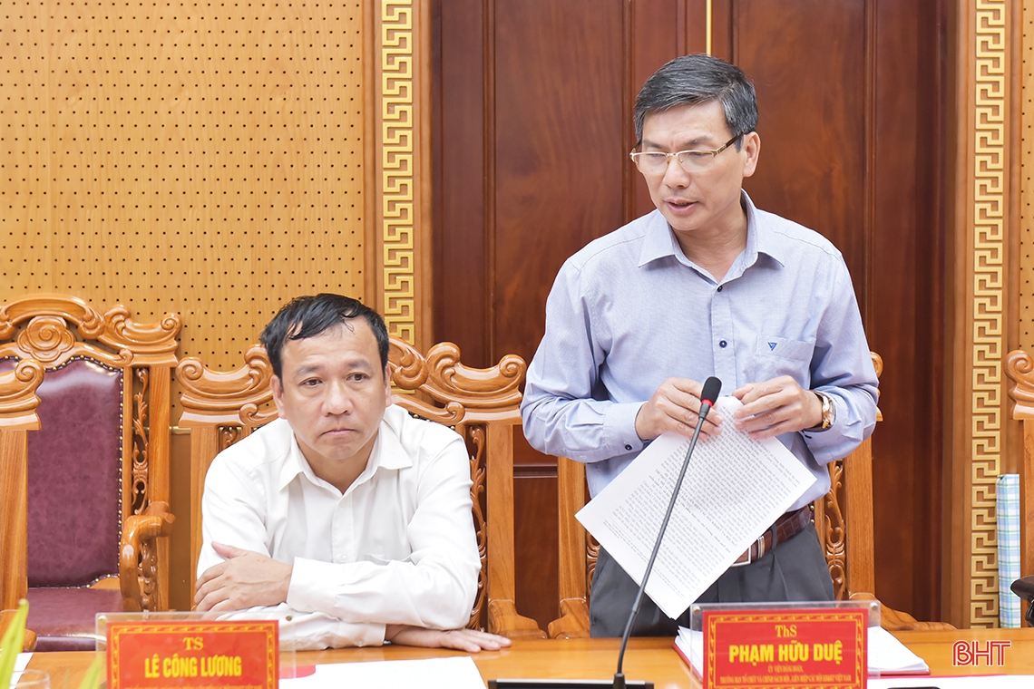 Tạo mọi điều kiện để đội ngũ trí thức “hiến kế” cho sự phát triển của Hà Tĩnh