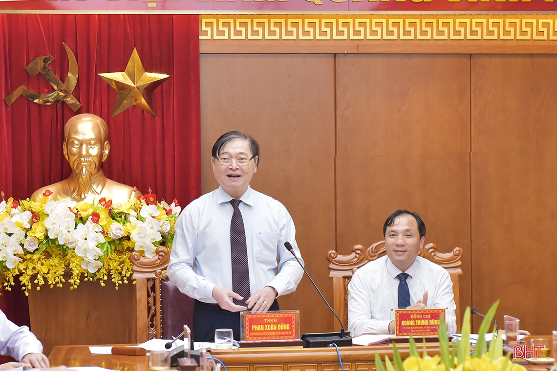 Tạo mọi điều kiện để đội ngũ trí thức “hiến kế” cho sự phát triển của Hà Tĩnh