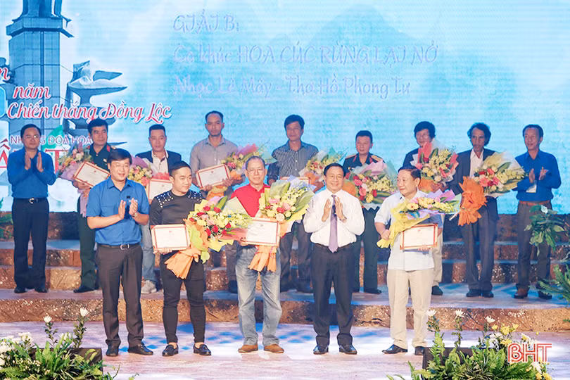 Trao giải sáng tác ca khúc kỷ niệm 50 năm Chiến thắng Đồng Lộc