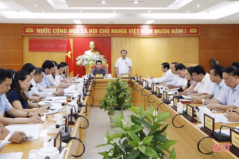 Tập trung hoàn thiện, đảm bảo các nội dung kỳ họp thứ 10, HĐND tỉnh Hà Tĩnh khóa XVII