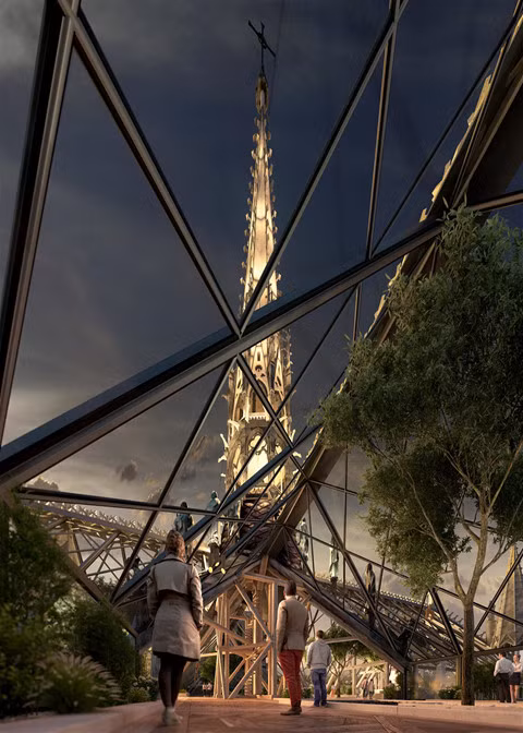 Diện mạo mới của nhà thờ Đức Bà Paris trông như thế nào?