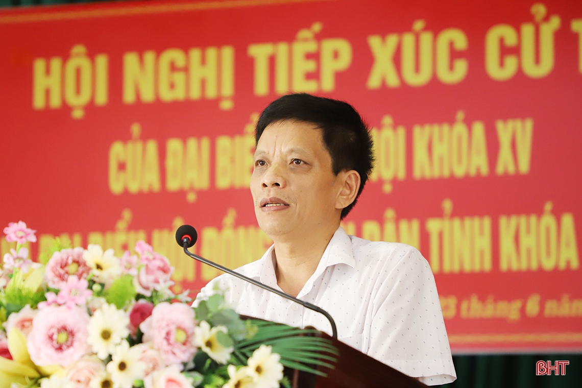 Cử tri TP Hà Tĩnh mong muốn sớm tháo gỡ vướng mắc, triển khai các dự án trên địa bàn