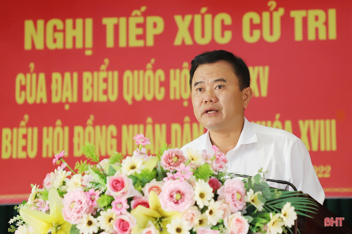 Cử tri TP Hà Tĩnh mong muốn sớm tháo gỡ vướng mắc, triển khai các dự án trên địa bàn