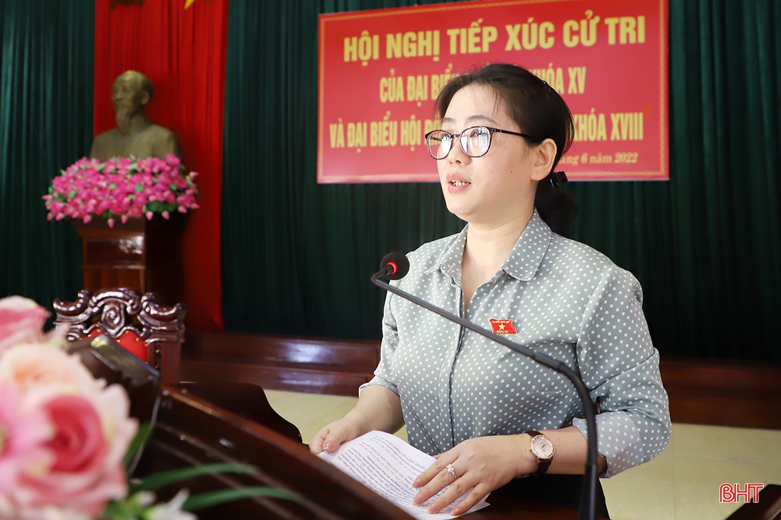 Cử tri TP Hà Tĩnh mong muốn sớm tháo gỡ vướng mắc, triển khai các dự án trên địa bàn
