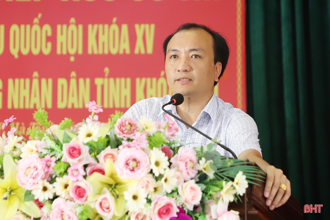 Cử tri TP Hà Tĩnh mong muốn sớm tháo gỡ vướng mắc, triển khai các dự án trên địa bàn