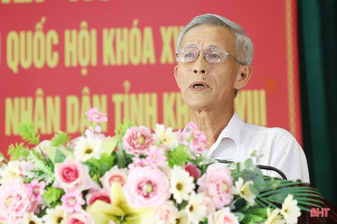 Cử tri TP Hà Tĩnh mong muốn sớm tháo gỡ vướng mắc, triển khai các dự án trên địa bàn