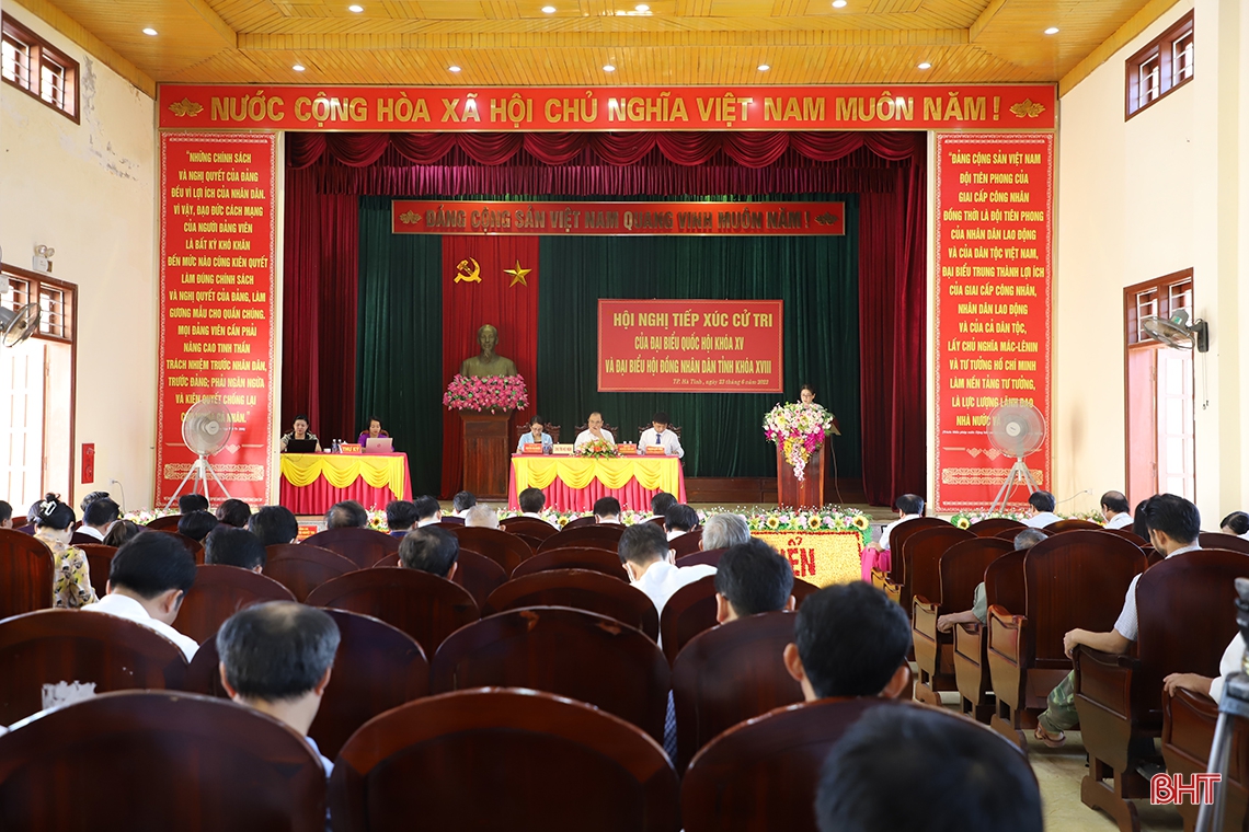 Cử tri TP Hà Tĩnh mong muốn sớm tháo gỡ vướng mắc, triển khai các dự án trên địa bàn