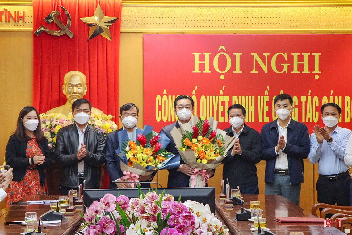 Ban Thường vụ Tỉnh ủy Hà Tĩnh công bố các quyết định về công tác cán bộ