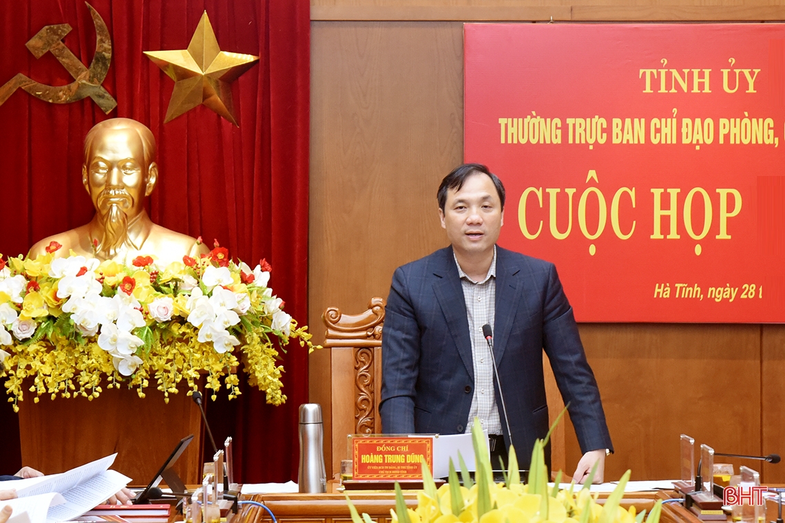 Ban Chỉ đạo Phòng, chống tham nhũng, tiêu cực tỉnh họp phiên thường kỳ tháng 2/2023