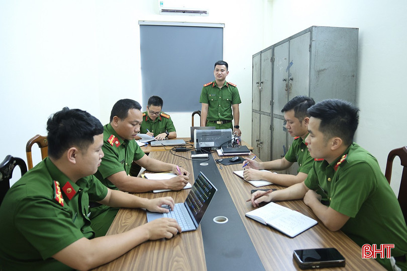 Anh Lê Văn Công đã trực tiếp tham mưu lãnh đạo chỉ huy triệt phá nhiều chuyên án lớn.