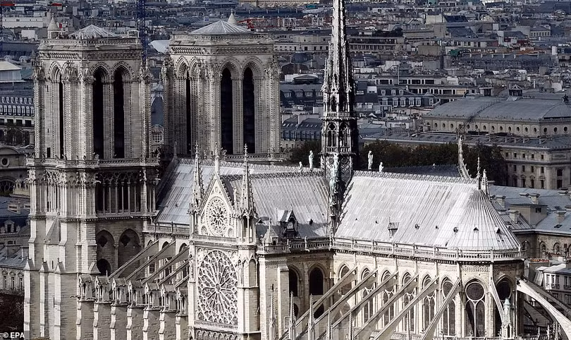 Kiến trúc tuyệt đẹp của Nhà thờ Đức Bà Paris trước khi xảy ra cháy