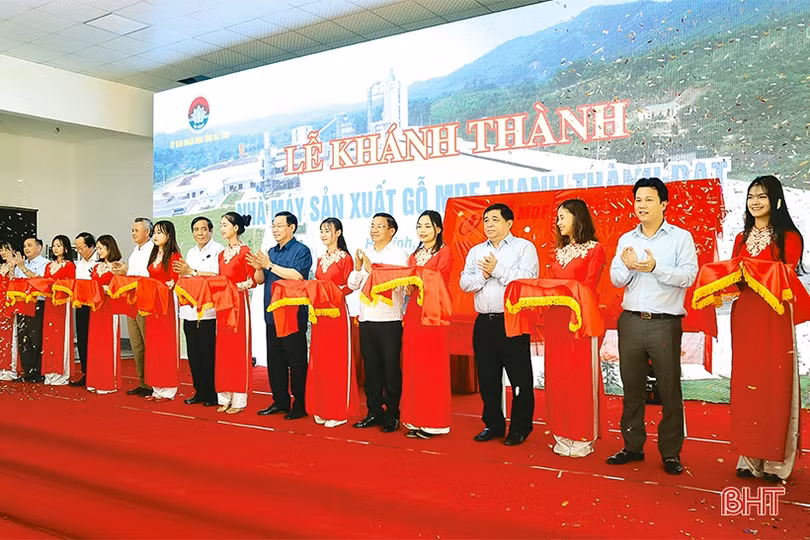 Khánh thành nhà máy sản xuất gỗ gần 1.500 tỷ đồng tại Hà Tĩnh