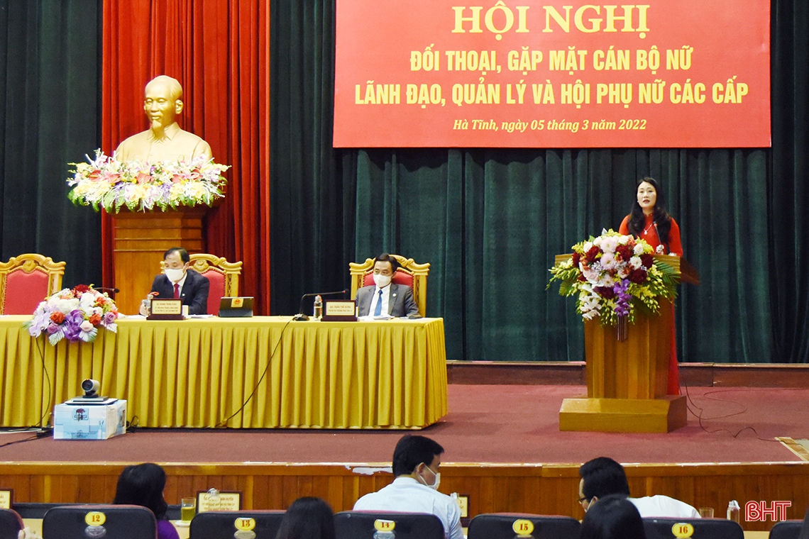 Tạo cơ hội để phụ nữ Hà Tĩnh được cống hiến, nâng cao vị thế trong gia đình và xã hội