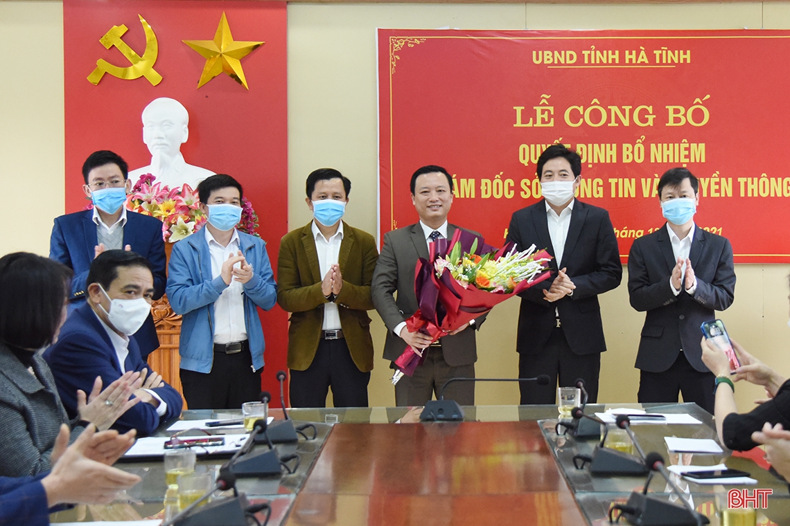 Ông Đậu Tùng Lâm giữ chức Giám đốc Sở Thông tin và Truyền thông Hà Tĩnh